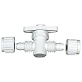 Flair-It Sales 16880 Plastic Straight Stop Valve, 0.5' Size