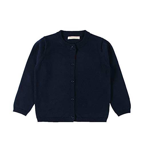 WSLCN Kinder Strickjacke für Mädchen Jungen Basic Cardigan...