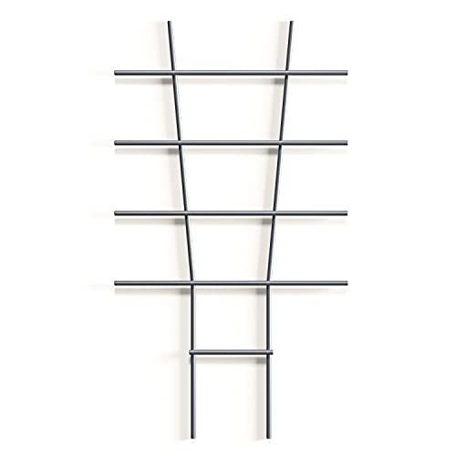 Virrkuja - Enrejado de metal para plantas trepadoras o tomates - 24 x 42 cm - Accesorio indispensable para jardín y plantas de interior como Monstera (hoja de ventana) y hiedra Cover