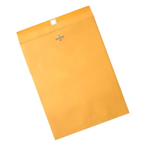 Enveloppes de documents pour reçus et images avec fermeture sécurisée par clip