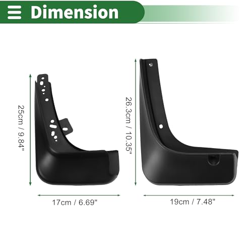 Image of Motoforti Mud Flaps Splash Guards Mud Guards for Kia K3(Saloon) 2016-2018 W /Mount Accessories