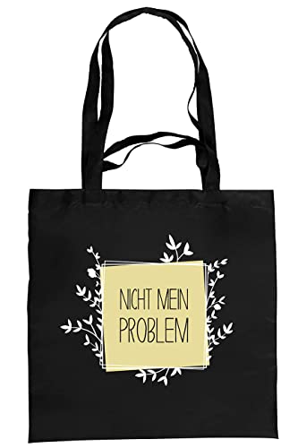 infinite by GEDA LABELS Funda con Texto en alemán, Bolso de Hombro Unisex Adulto, Negro, 40x40cm Cover