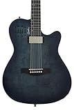 Godin A6 Ultra - Denim Blue Flame