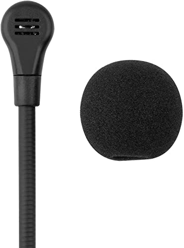 Image of ELFOG 24cm Portable 3.5 mm Replacement Mic Suitable for Gopro Hero 12 11 10 9 DJI Action 3 /4 Vlog Action Camera Light Weight Mic with TRS Port