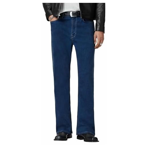 John Varvatos Calça jeans masculina Silas, Lago azul, 33 Normal