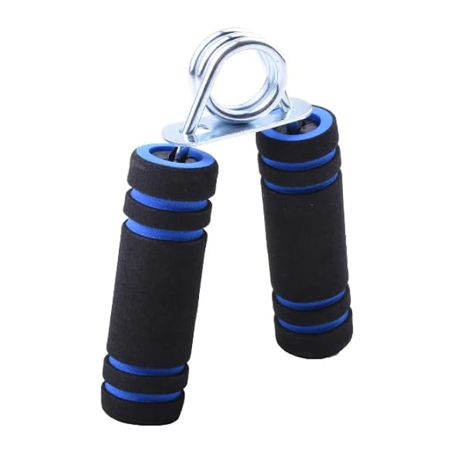 Grip Strength Trainer Kit with Hand Gripper Strengthener, Finger Exerciser, Forearm Workout Ring, Double-Sided Finger Stretcher(Gripster) and Stress Relief Ball (black grey)