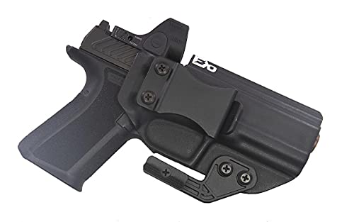 FDO Industries IWB Kydex Holster Compatible with Shadow Systems MR920 Optic Cut -The Paladin Series -Made in USA- (Black)
