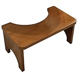 Generisch Toilettenhocker - Toilettenhocker Aus Holz - Ergonomischer Hocker Für Die Toilettenbenutzung | Für Erwachsene Senioren Zuhause Badezimmer Dusche Camping Reisen Wohnheim