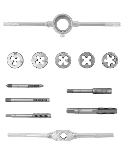 QWORK® 12-Piece Metric Tap and Die Set with Storage Case - HRC 53 Bearing Steel - M6-M12 3 QWORK® 12-Piece Metric Tap and Die Set with Storage Case - HRC 53 Bearing Steel - M6-M12 - Image 3