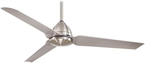 Minka-Aire F753-BNW, Java Brushed Nickel Wet 54" Outdoor Ceiling Fan with Remote Control