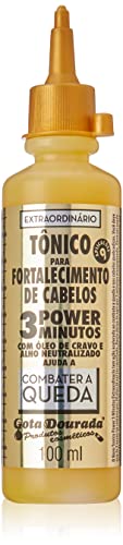 Gota Dourada Tonico 100 Ml Extraordinário Combate A Queda Linha Fortalecimento 100 Ml Gota Dourada