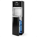 OSTBA Bottom Loading Water Cooler Dispenser for 3 & 5 Gallon Bottles, Hot, Cold & Room Water, LED Display, Child Safety Lock, Stainless Steel Tank Water Dispenserfor Home & Office