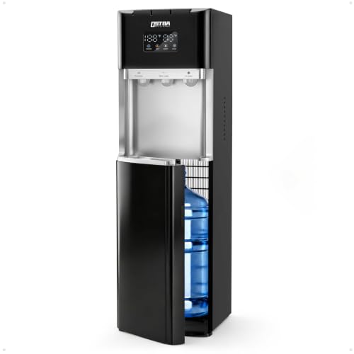 OSTBA Bottom Loading Water Cooler Dispenser for 3 & 5 Gallon Bottles, Hot, Cold & Room Water, LED...