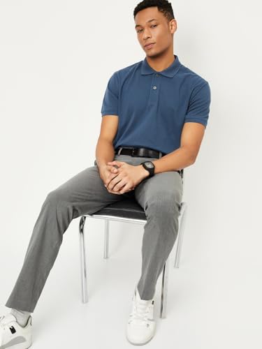 Image of Max Men Solid Polo T-Shirt