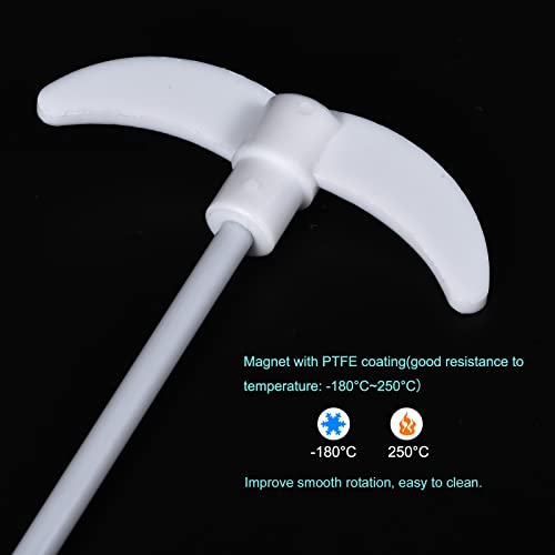 meccanixity ptfe electric stirring rod 450mm length overhead stirrer mixer shaft with foldable paddle for lab