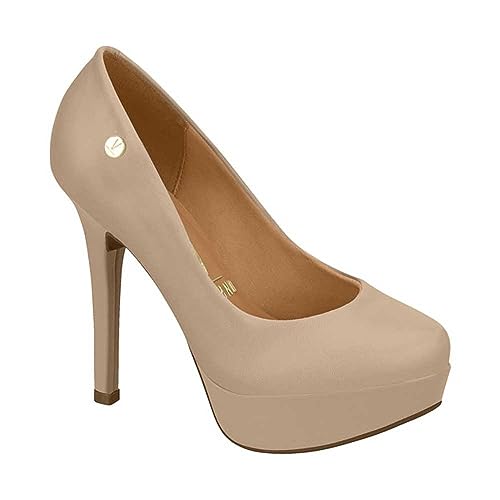 Sapato Feminino Meia Pata Pelica Bege Vizzano 1830.501