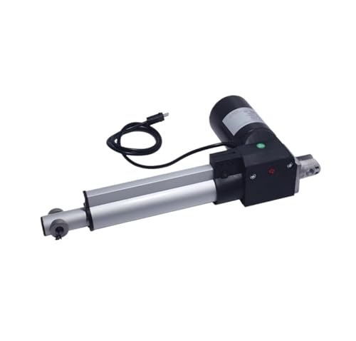 Actuador lineal robusto de 24V y 500N con recorrido de 200mm