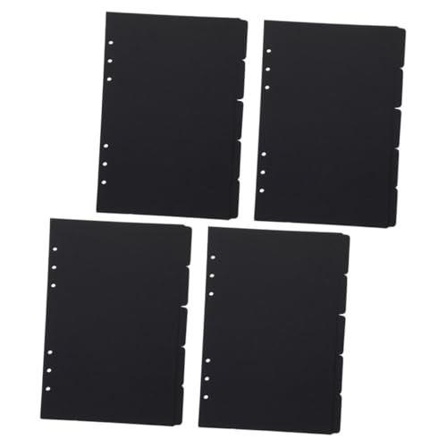 GALPADA 20個 紙製ノート索引ラベル仕切りタブ 書き込み可能なインデックス タブ付きバインダーディバイダー 学習 オフィス整理用