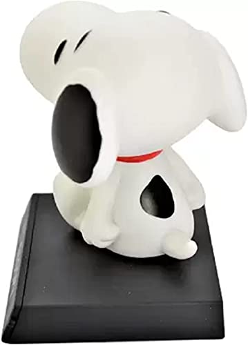 Image of AUGEN Super Hero Snoopy Action Figure Limited Edition Bobblehead with Mobile Holder for Car Dashboard, Office Desk & Study Table (Pack of 1), Plastic