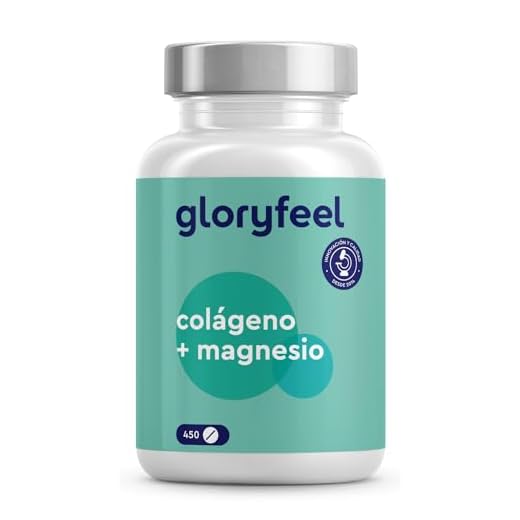 Colágeno con Magnesio - 450 Tabletas - 3600mg de Colageno hidrolizado puro y 169mg de magnesio - Para el ciudado de articulaciones, huesos, músculos, piel tersa y más energía