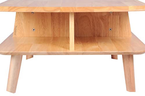Image of Solid Wooden Coffee Table Center Table Tea Table for Living Room Bedroom