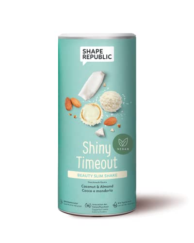 Shape Republic Veganer Eiweißshake zum Abnehmen | Eiweißpulver Kokos Mandel 14 Mahlzeiten | Ideal als Proteindrink oder vollwertige Mahlzeit | Protein Shake glutenfrei, laktosefrei Cover