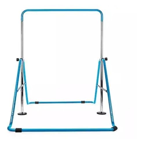 UALXPAO Barra da Ginnastica Barre ginniche Regolabili in Altezza Pieghevoli for Bambini Orizzontali for Allenamento a casa for(Sky Blue)