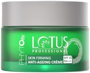 Lotus Professional PhytoRx SPF 25 Anti Ageing Face Cream | Anti-Ageing, Skin Firming & Hydration | With White Mulberry & Japanese Sakura | With Advanced Formula | For Men & Women | Paraben Free | 50g