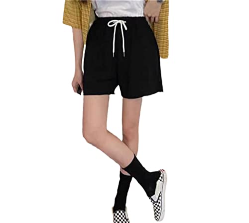 Short d'été femme confortable taille haute idéal pour le quotidien des étudiantes