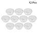 MOOIOO Desk Hole Cover Table Cable Grommet, 10pcs/12pcs Office PC Computer Desk Grommet Cable Hole Cover 50mm Diameter(White 50mm 12pcs)(White 50mm 10pcs)