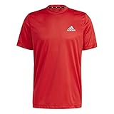 Adidas Hombre Camiseta PL, Scarlet/White, M