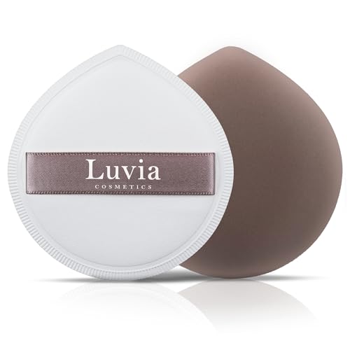 Makeup Puff Set Elegance, Luvia Cosmetics The Puffys, 2 Cosmetic Sponges Set, Powder Puff, Reversible Elastic Band - Image 2
