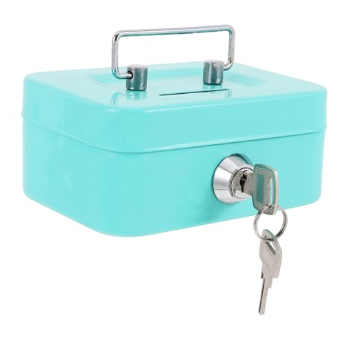 Happyyami Abschließbare Geldkassette mit Schlüssel