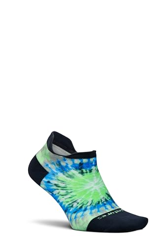 Image of Feetures Elite Light Cushion No Show Tab Sock Wave