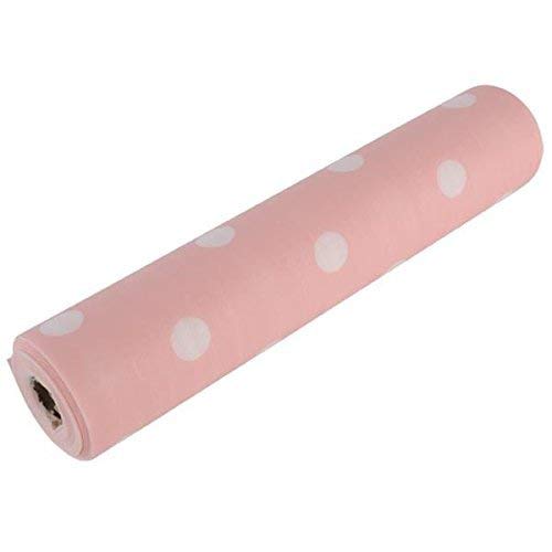 Pink Polka Dot Wrapping Paper Roll – White Dots on Pink, 30 x 500 cm, Perfect for Gifts, Parties, and Special Occasions-image-2