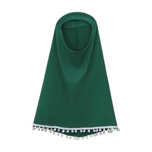 Girls Abayas Full Cover Dubai Kaftan Prayer Dress Kids Muslim Long Sleeve Robe Ramadan Clothing Dress with Hijab4