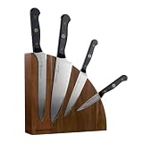 Messermeister Custom 5-Piece Magnet Block Set - Includes Chefβs, Scalloped Offset, Utility & Paring Knife + Magnet Block
