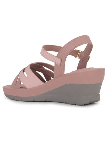 Bata Comfit 6615 Cammie Sandal E 24 Pink Sandals Shoes For Women|everyday|running|walking|Comfortable Fit|Fashionable - Image 3