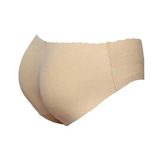 Soluo Women Butt Lifter Seamless Padded Shapewear Enhancer Control Panties Body Shaper Underwear (Flesh,Medium)