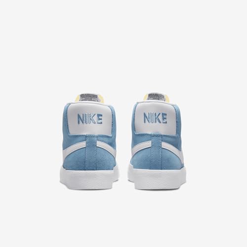 Nike SB Zoom Blazer Mid Skate Shoes (864349-404, Cerulean/White) Size 4
