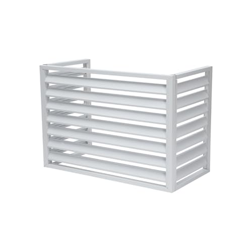 Klimaanlagen- Zaun- Sichtschutz, Abdeckung Klimaanlage Außengerät, Außenzaun- Klimaanlagen- Abdeckung, 3 Paneele, Einfache Montage, Größe: 100 X 70 Cm, (Farbe: Grau). ( Color: A, Size: 80*60*110cm/ 31*23