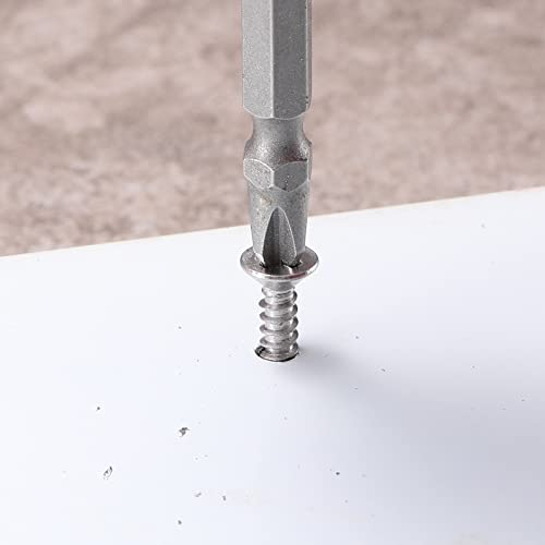 #6 x 5/8" Sheet Metal Screws 100Pcs 410 Stainless Steel Flat Head Fast Self Tapping Screws by SG TZH - Thumbnail 6