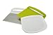 Silicone Gold Cortador, Recogedor y Espátula 3 en 1, Acero, Verde, 14.7x12.8x3...