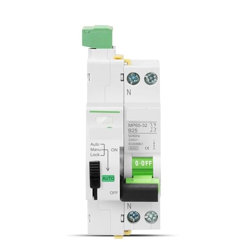 Mini disjoncteur à fermeture automatique DPN 16A MCB 1P+N 220V taille B10