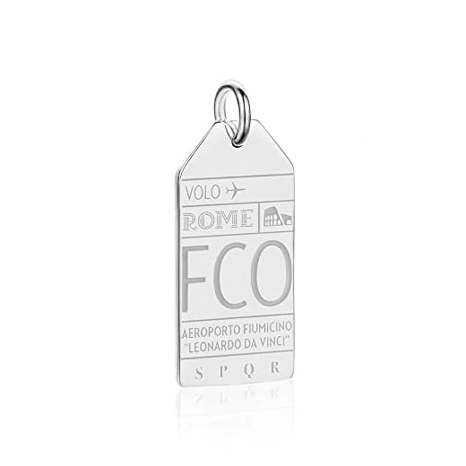 Jet Set Candy Rome Luggage Tag Charm