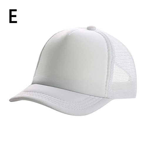 Kids Baseball Cap Color Block Mesh Sun Hats Boys Girls Outdoor Sports Trucker Hats Kids Golf Visor Hats Ponytail Caps2