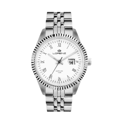 Lorenz - Orologio Sportivo Da Donna - Modello Ginevra 030120Aa - Orologio Al Quarzo Con Cinturino In Acciaio - Sub 100 Metri