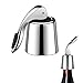 ZHjuju Tappo per Vino,1 Pezzi Tappo di Vino in Acciaio Inox Riutilizzabile Tappo Vino Sottovuoto con Pompa a Pressione Incorporata per Mantenere Fresco Il Vino per Vino.