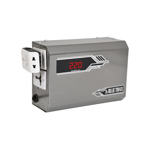 Image of BLUETRAX 500VA 220V to 110V Step Down Voltage Converter Transformer | Compact Lightweight Copper Core Safe Efficient for US Appliances in India | Home Office Kitchen Electronics
