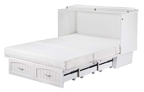 Afi Nantucket Murphy Bed Chest, Queen, White #TOP5